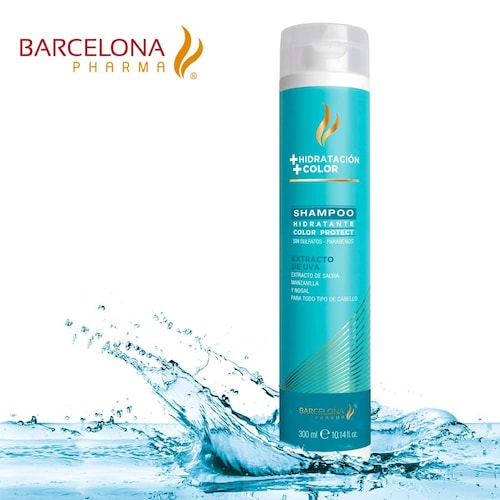 Shampoo +Hidratación + Color Barcelona Pharma