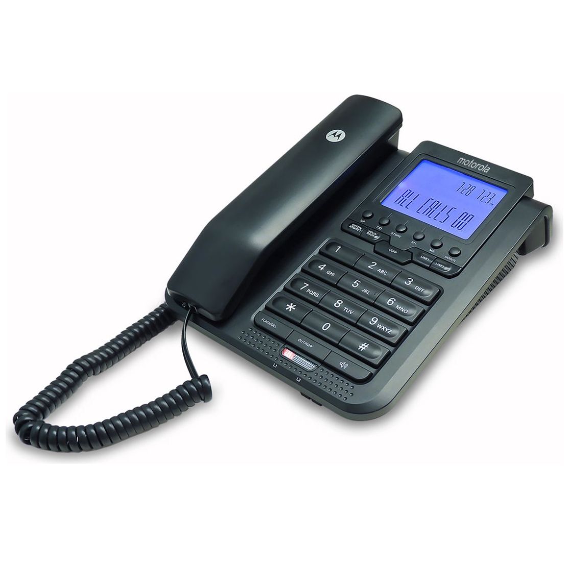 Teléfono Alámbrico Motorola 2 Líneas Moto 2Lx