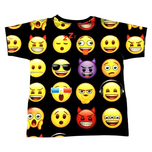 Playera Estampada Emoji