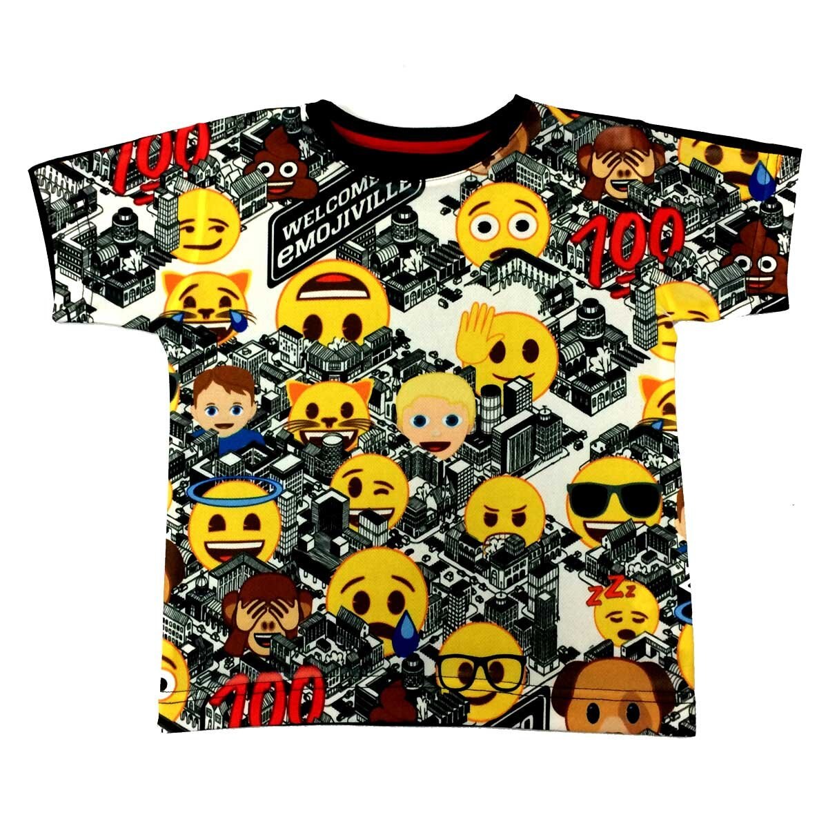 Playera Estampada Emoji