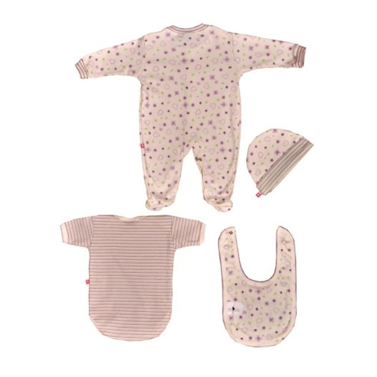 Set Mameluco 4 Piezas Baby Circus