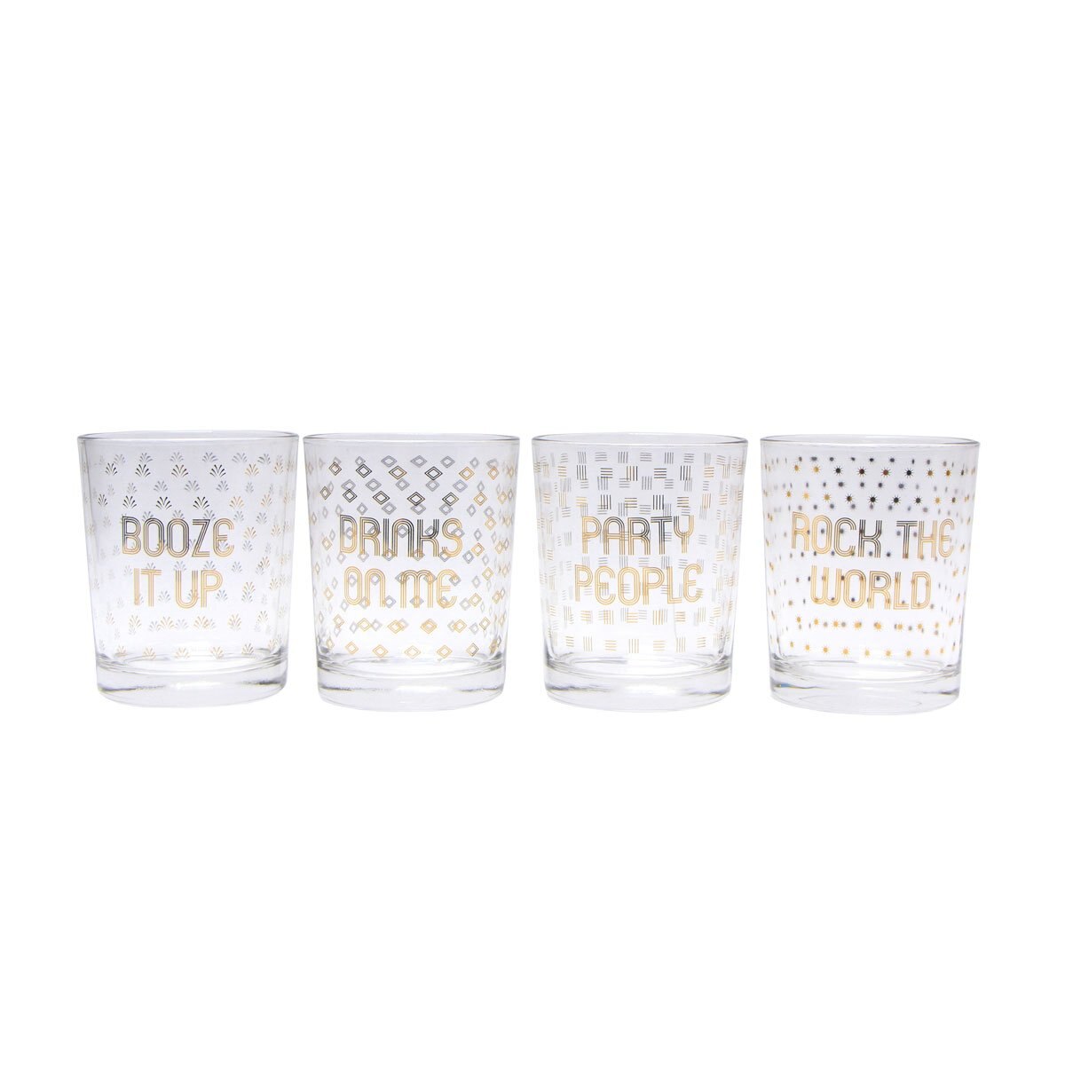 Set de 4 Vasos 8 Oz Old Fashion Top Choice