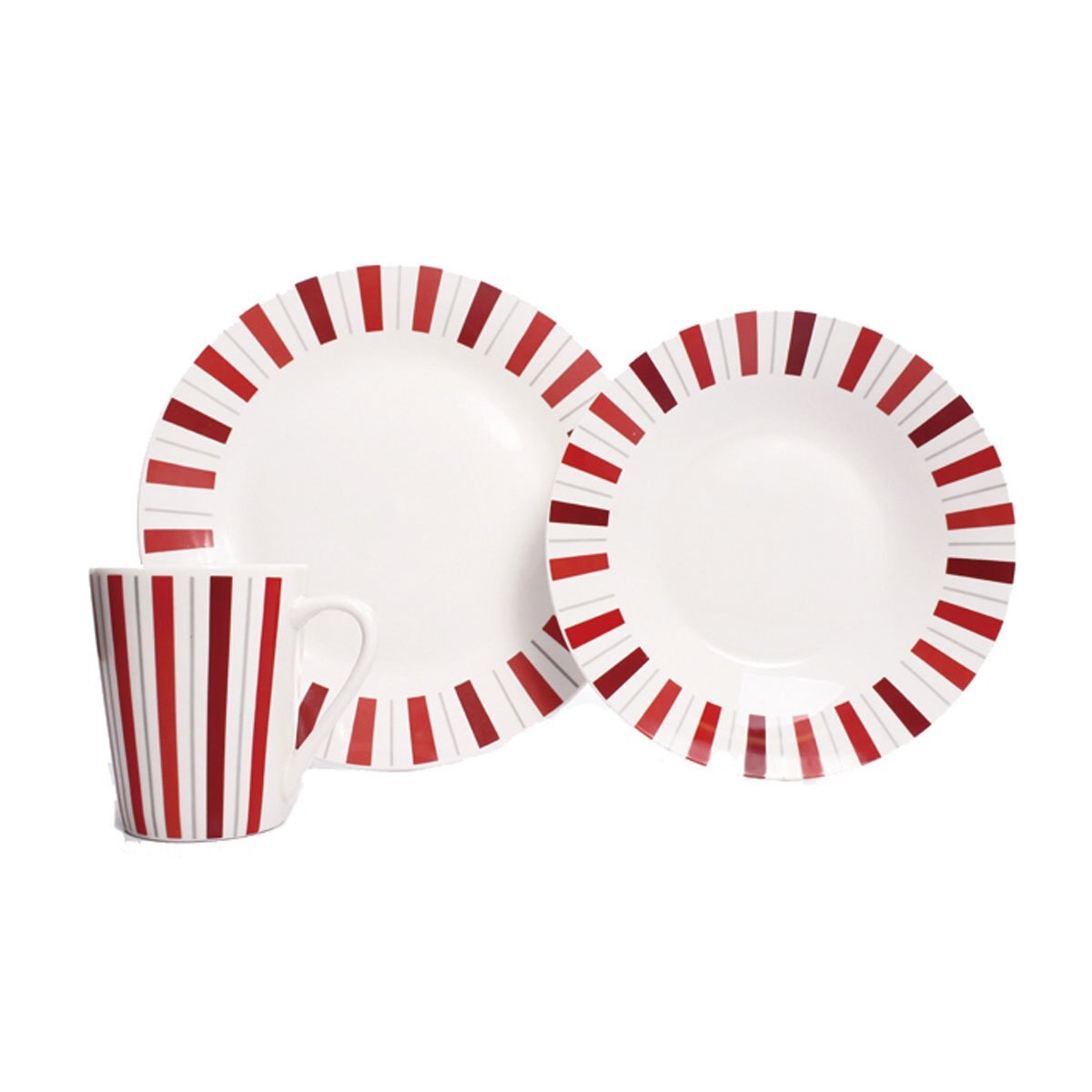 Vajilla Porcelana de 12 Piezas Crown Baccara