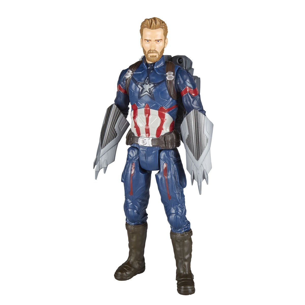 Marvel Figura de Acción Capitán América Power Pack Hasbro
