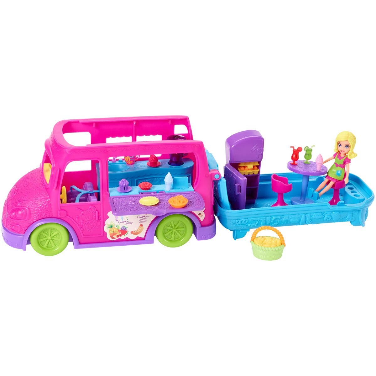 Polly Pocket Cocina sobre Ruedas Mattel
