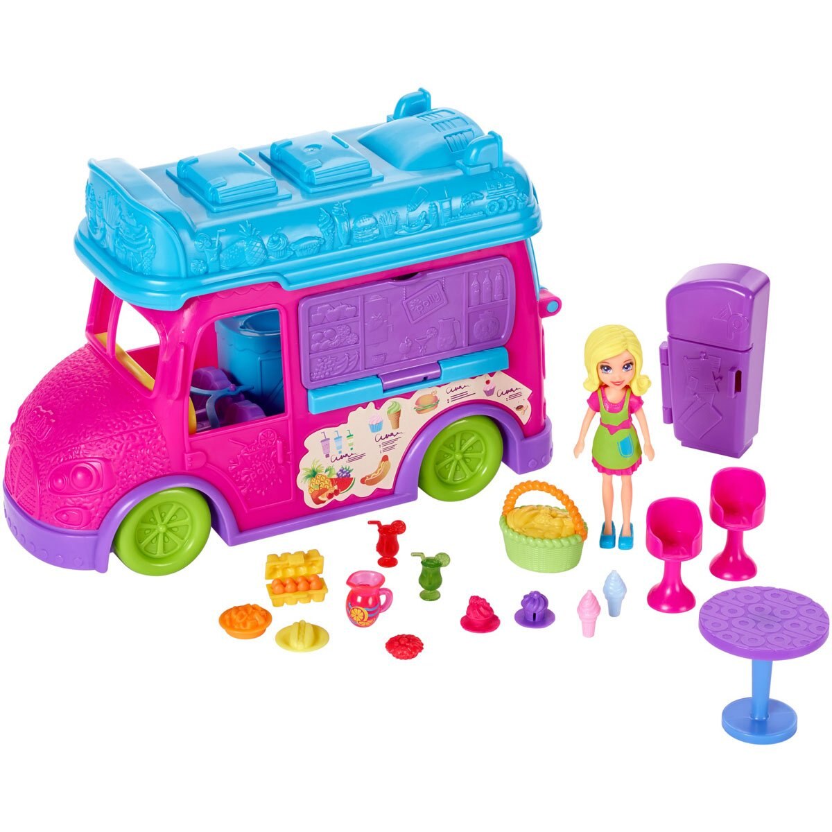 Polly Pocket Cocina sobre Ruedas Mattel