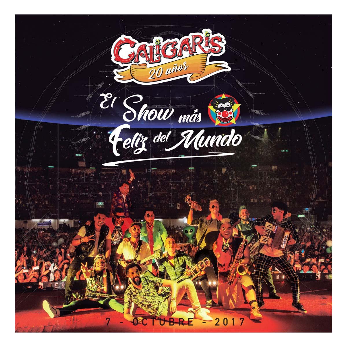Cd + Dvd los Caligaris 20 Años el Show Más Feliz Del Mundo