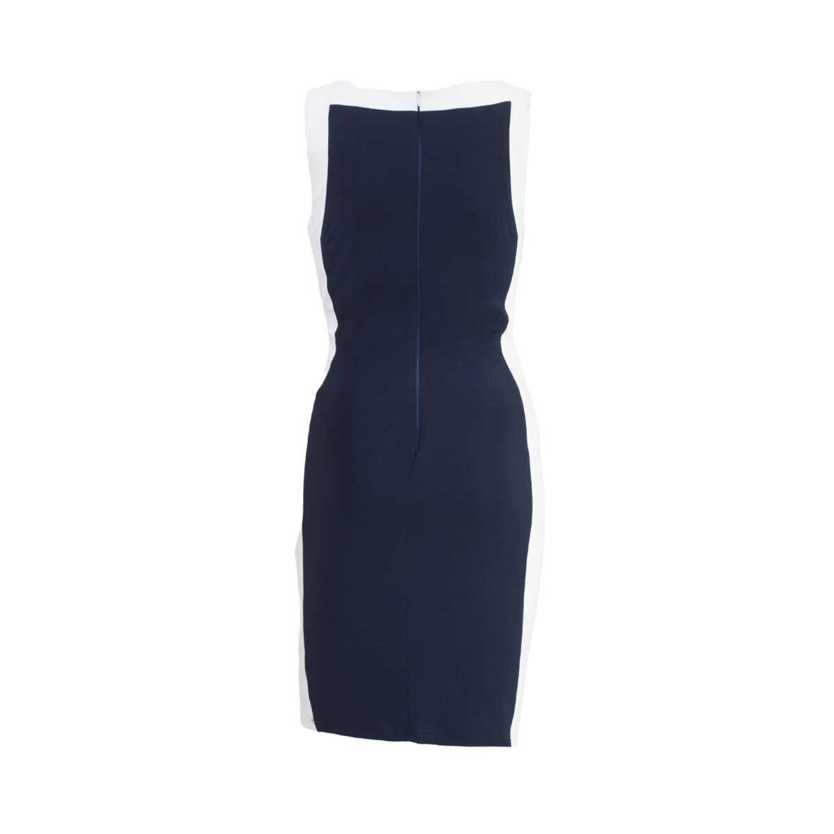 Vestido de Fiesta Corto Combinado Recto Noshe