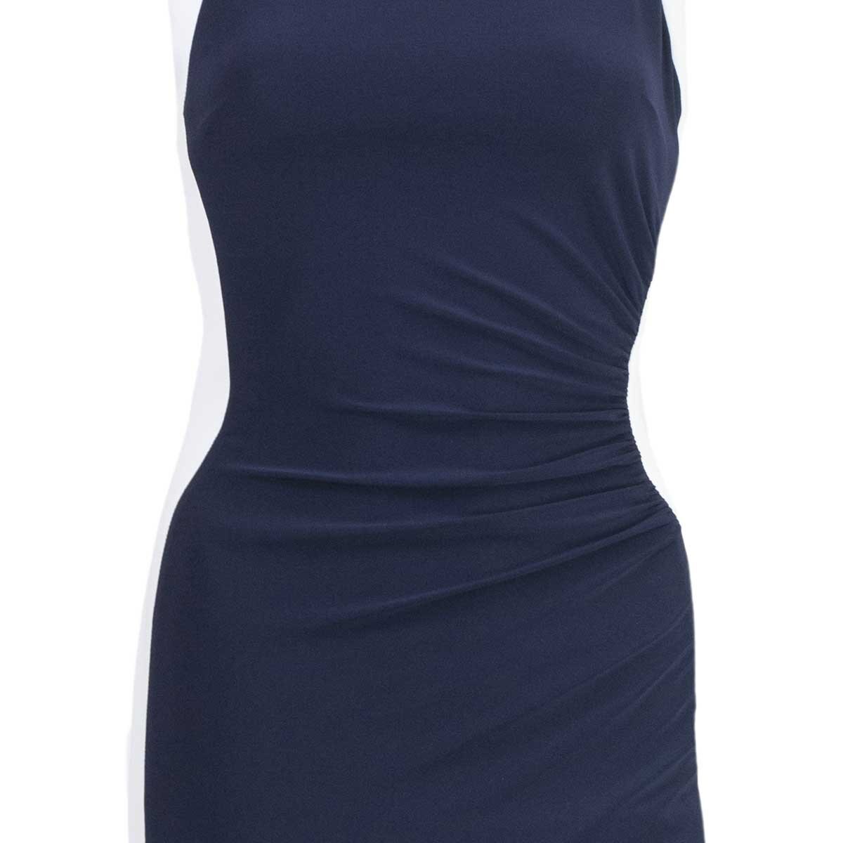 Vestido de Fiesta Corto Combinado Recto Noshe