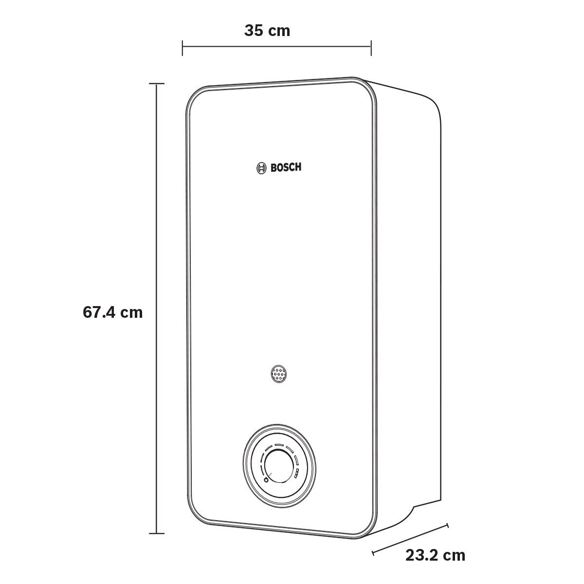 Calentador Balanz 13 Lp S1900 White Bosch