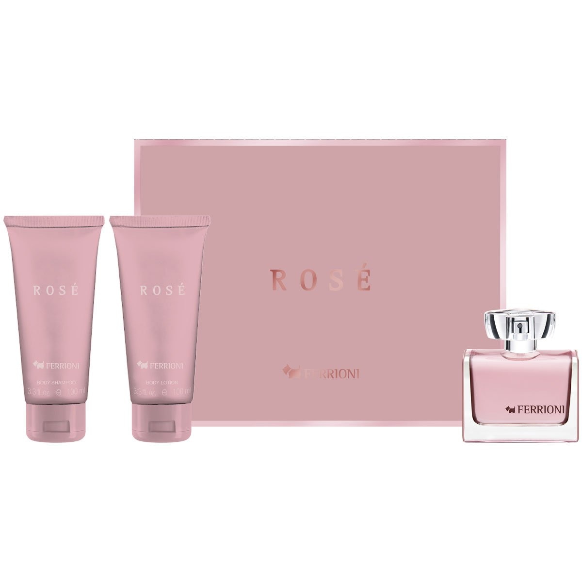 Estuche Fragancia Dama Ferrioni Rose Edt 100 Ml