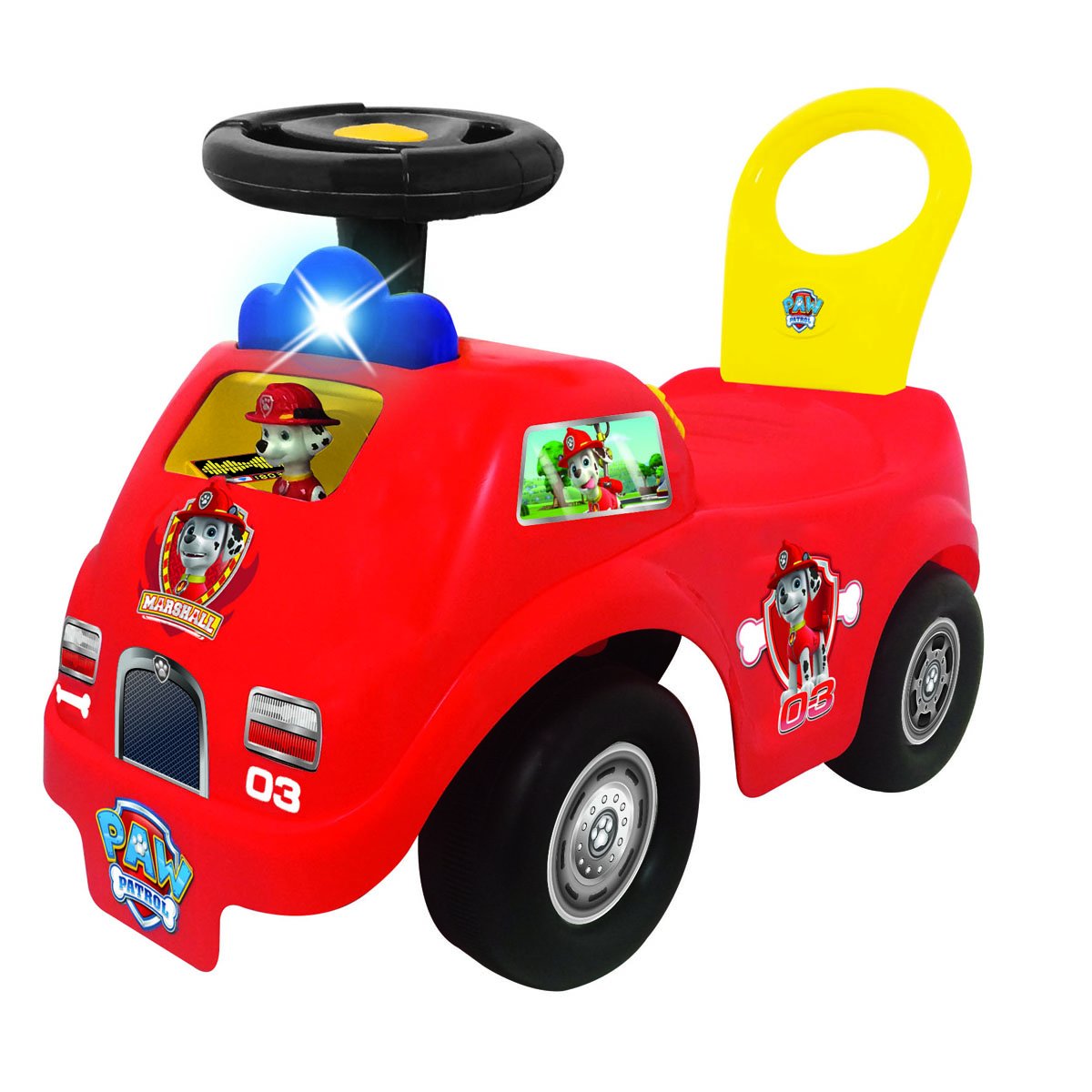 Montable Ride On Rescue Mashall Fire Truck Kiddieland