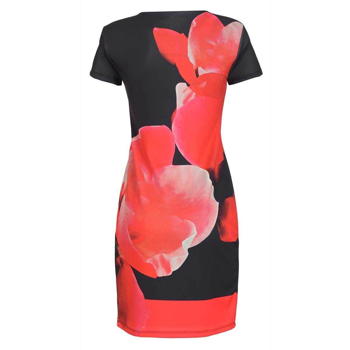 Vestido Estampado de Flores Grandes la Express
