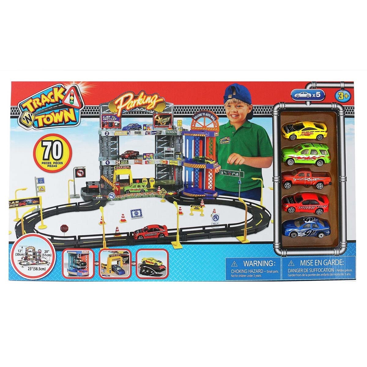Express Wheels Track N Town Set