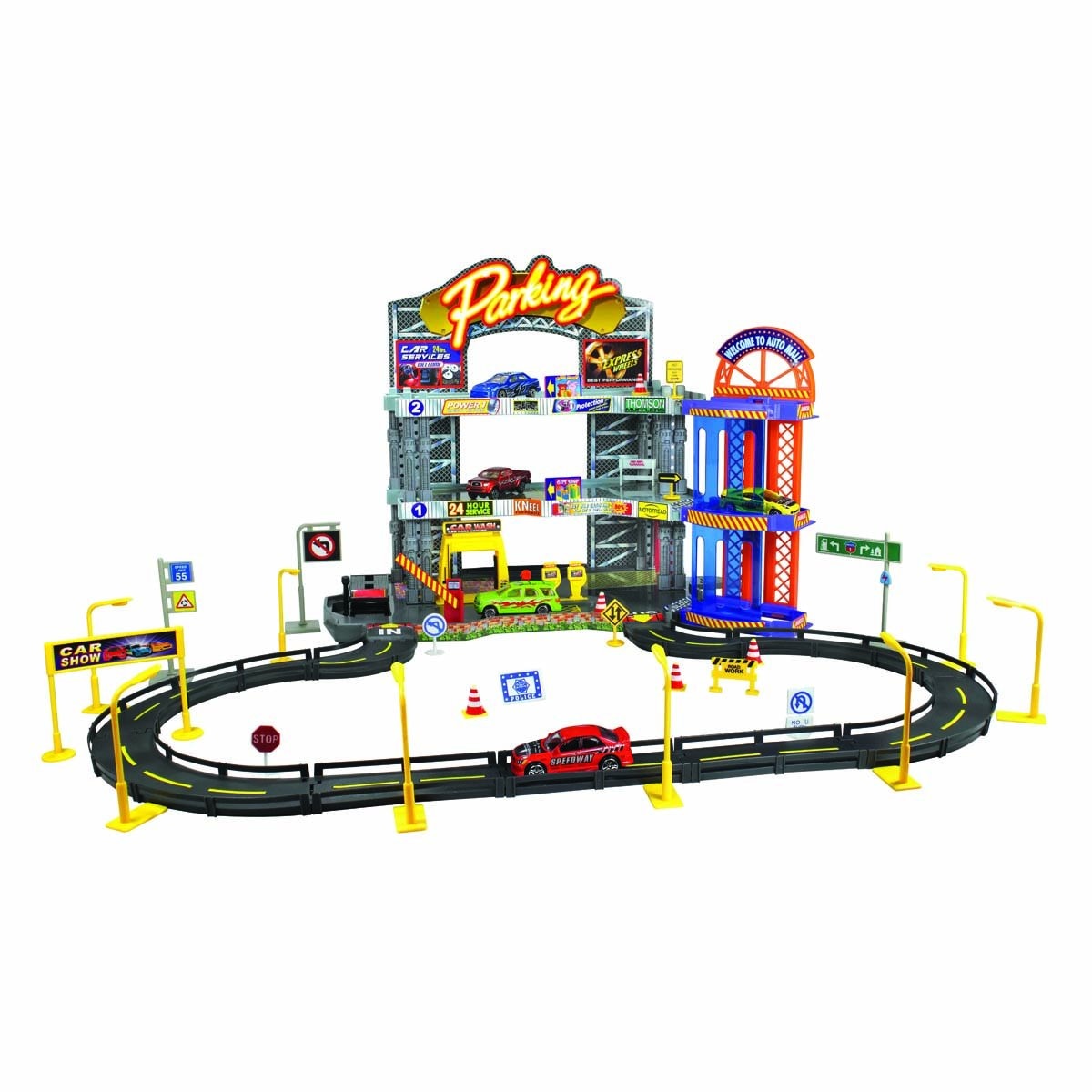 Express Wheels Track N Town Set