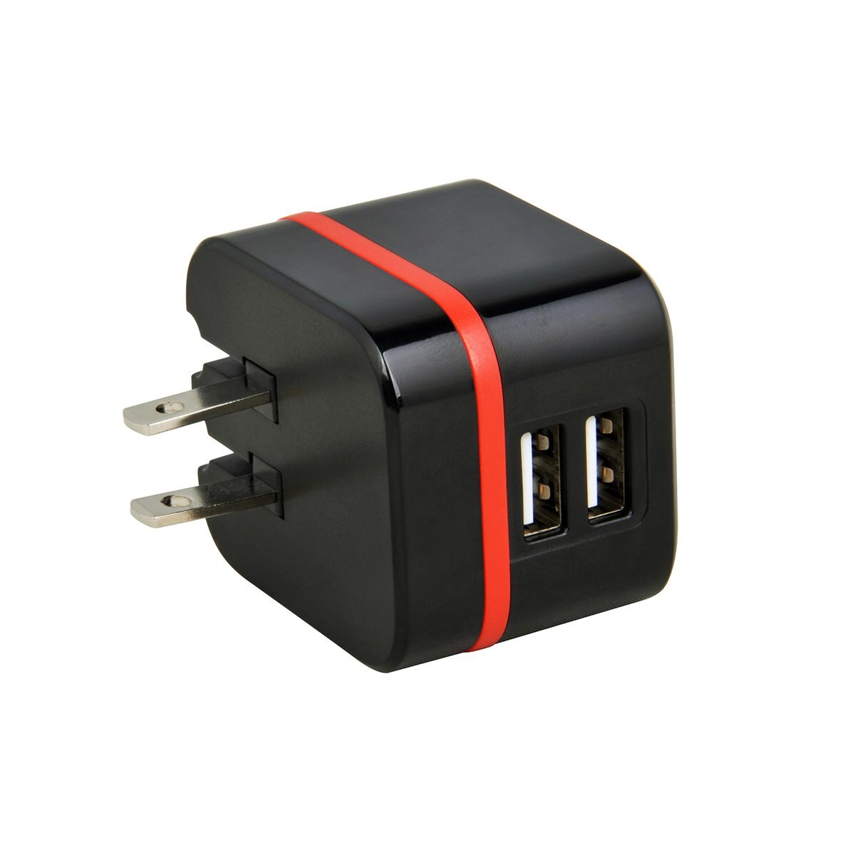 Cargador Viaje 2 Ptos Usb y Conector Abatible Geartek