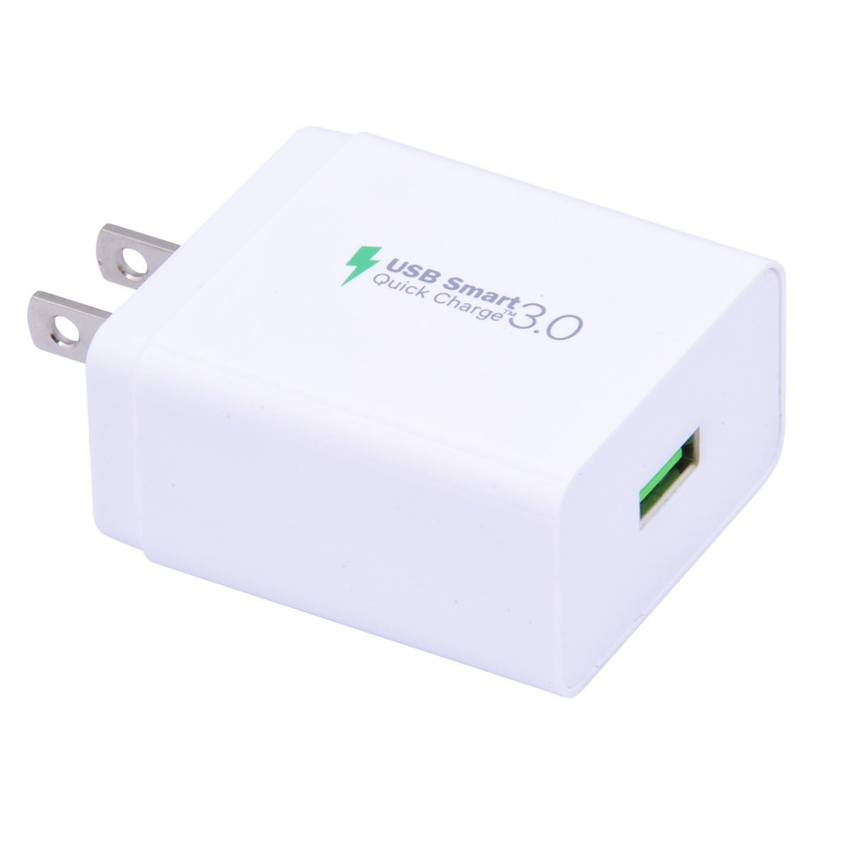Cargador Pared Simple Usb Qc3.0 Blanco Geartek
