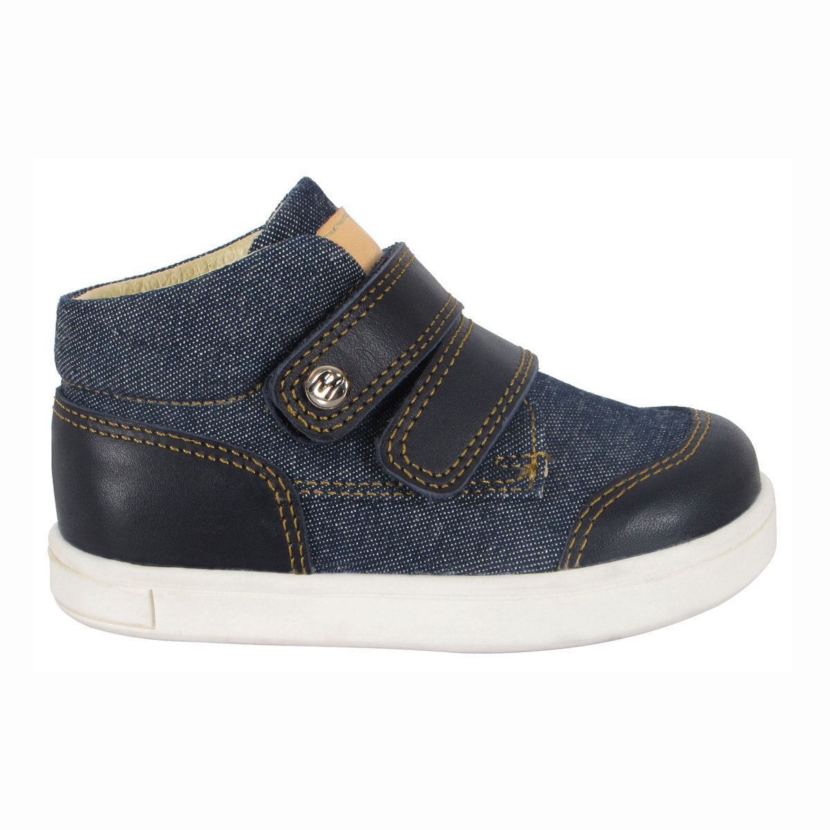 Media Bota Corta Dos Velcros Mickey