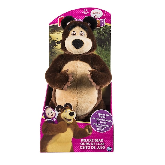 Peluche con Sonido Masha Y el Oso Spin Master