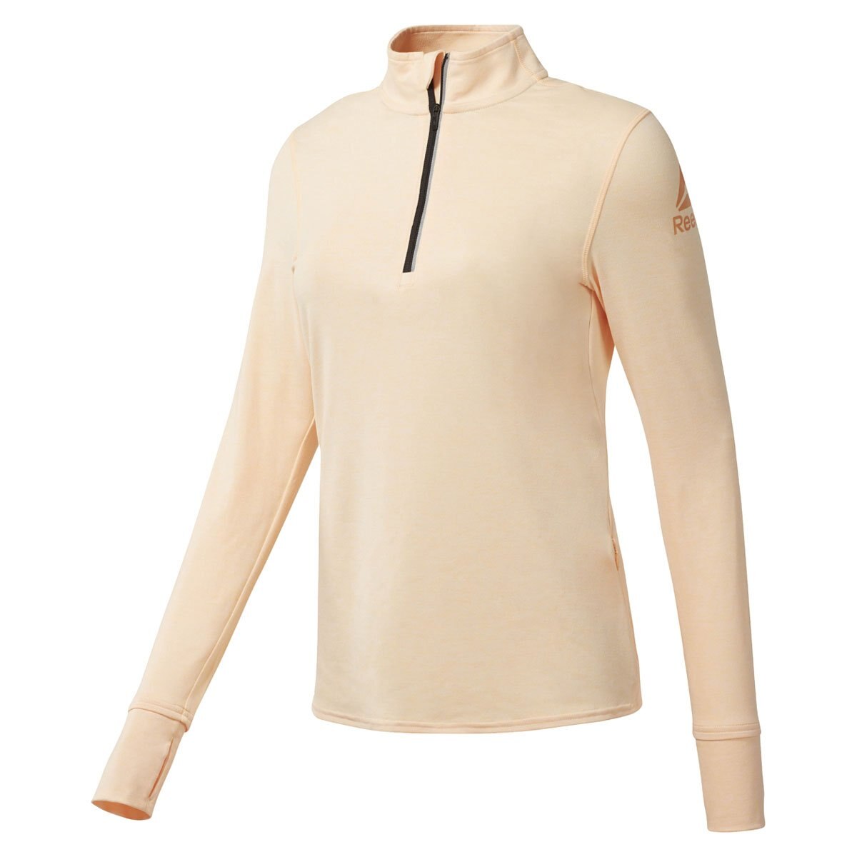 sudadera reebok mujer beige