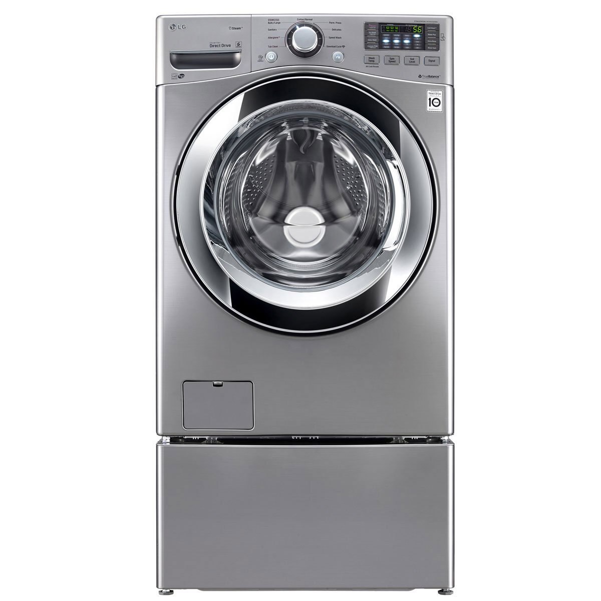 Lavadora Frontal 20 Kg Compatible con Twinwash de 3.5Kg Lg