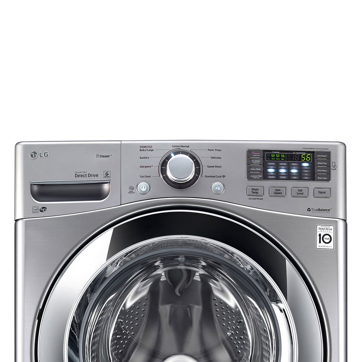 Lavadora Frontal 20 Kg Compatible con Twinwash de 3.5Kg Lg