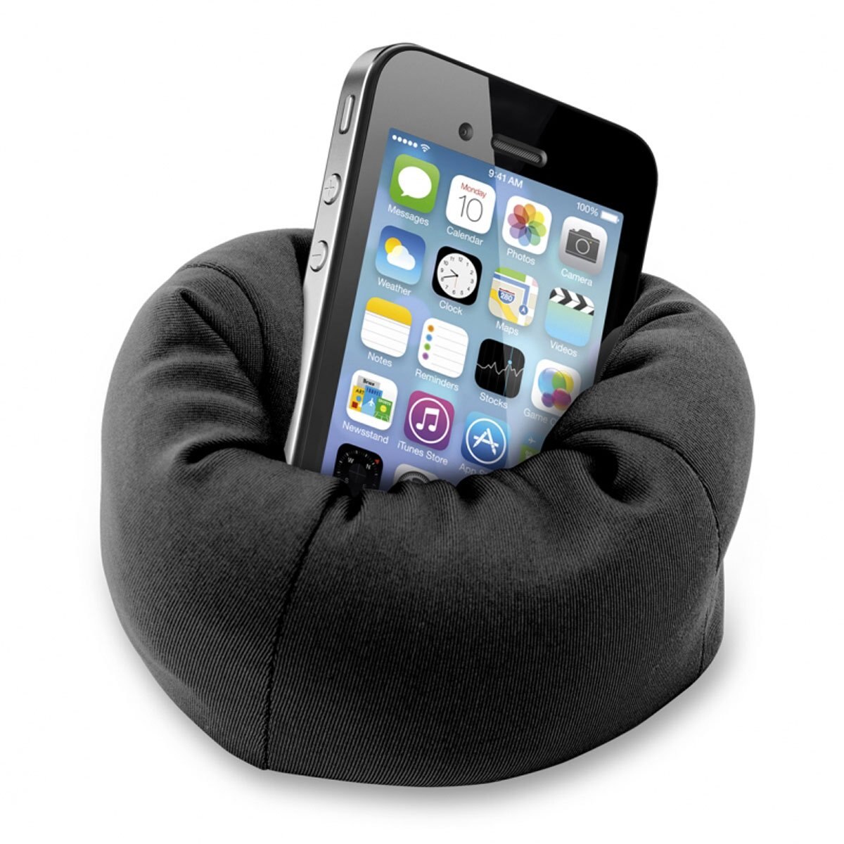 Base Alconchonada para Smartphone Negro
