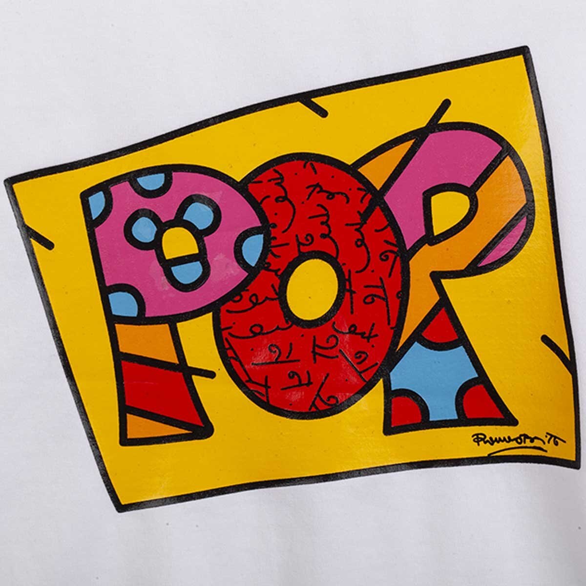Playera Estampada Pop Romero Britto para Dama