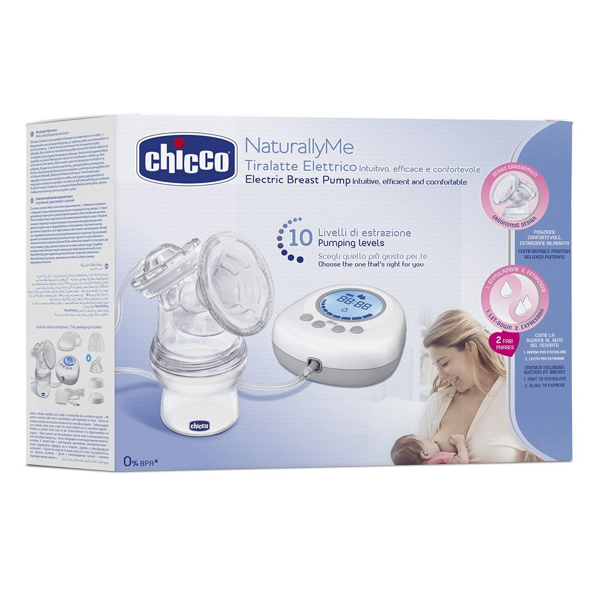 Extractor de Leche Eléctrico Naturally Me Chicco