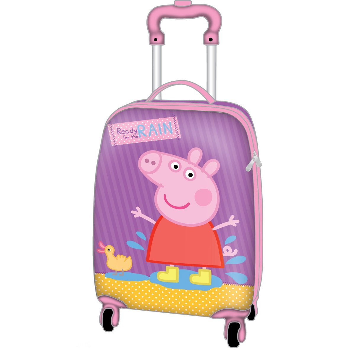 Maleta Vertical Rodante 16 Rs Abs Peppa Pig Urbania