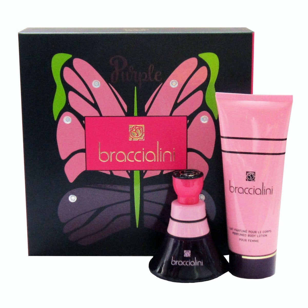 Estuche Dama Braccialini Purple Coffret 2 Piezas