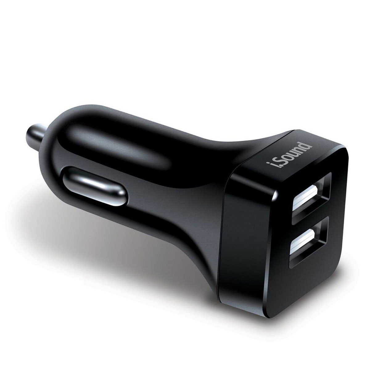 Cargador de Coche Dual Usb Negro Isound