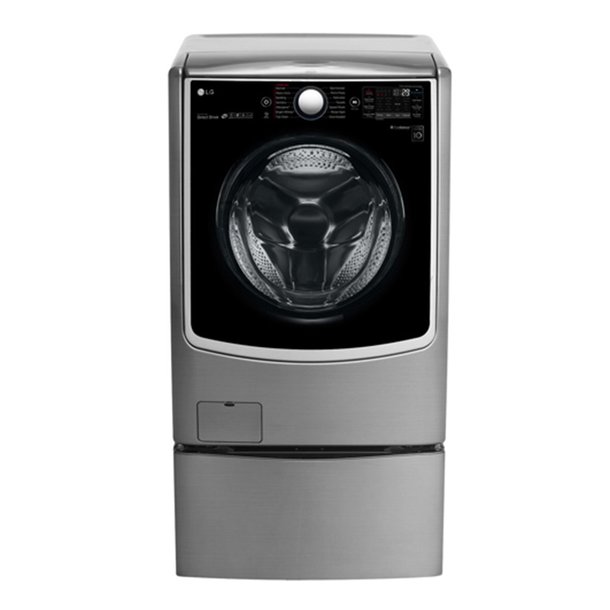 Lavadora Lg Doble Carga Twinwash 22+3.5 Kg Steel Wm5000Hva