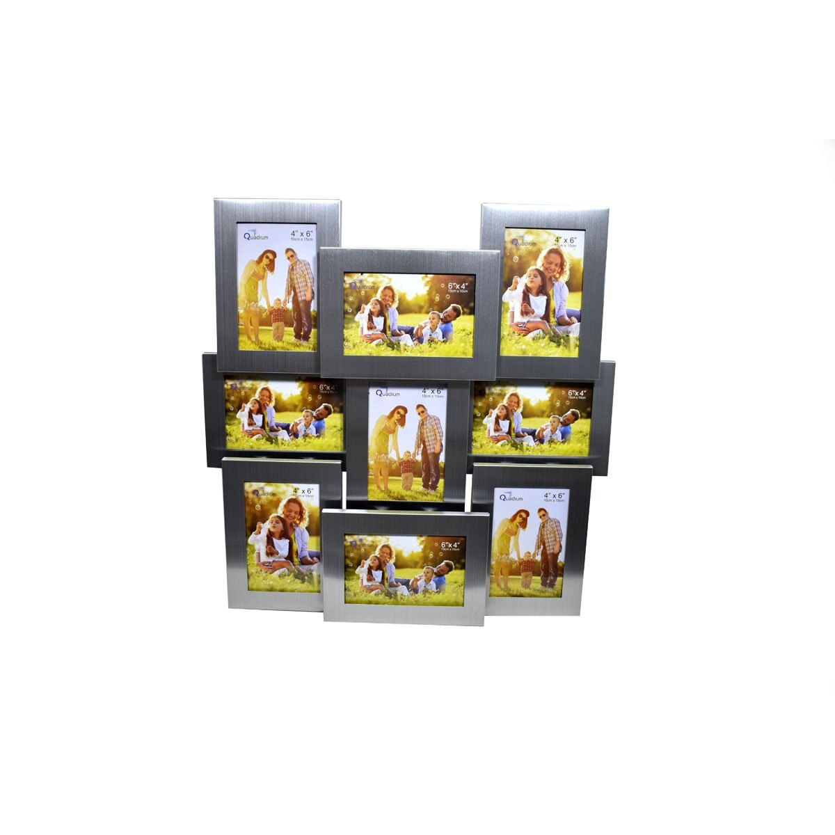 Portaretratos Plat. Multiple 9 en 1 Quadrum