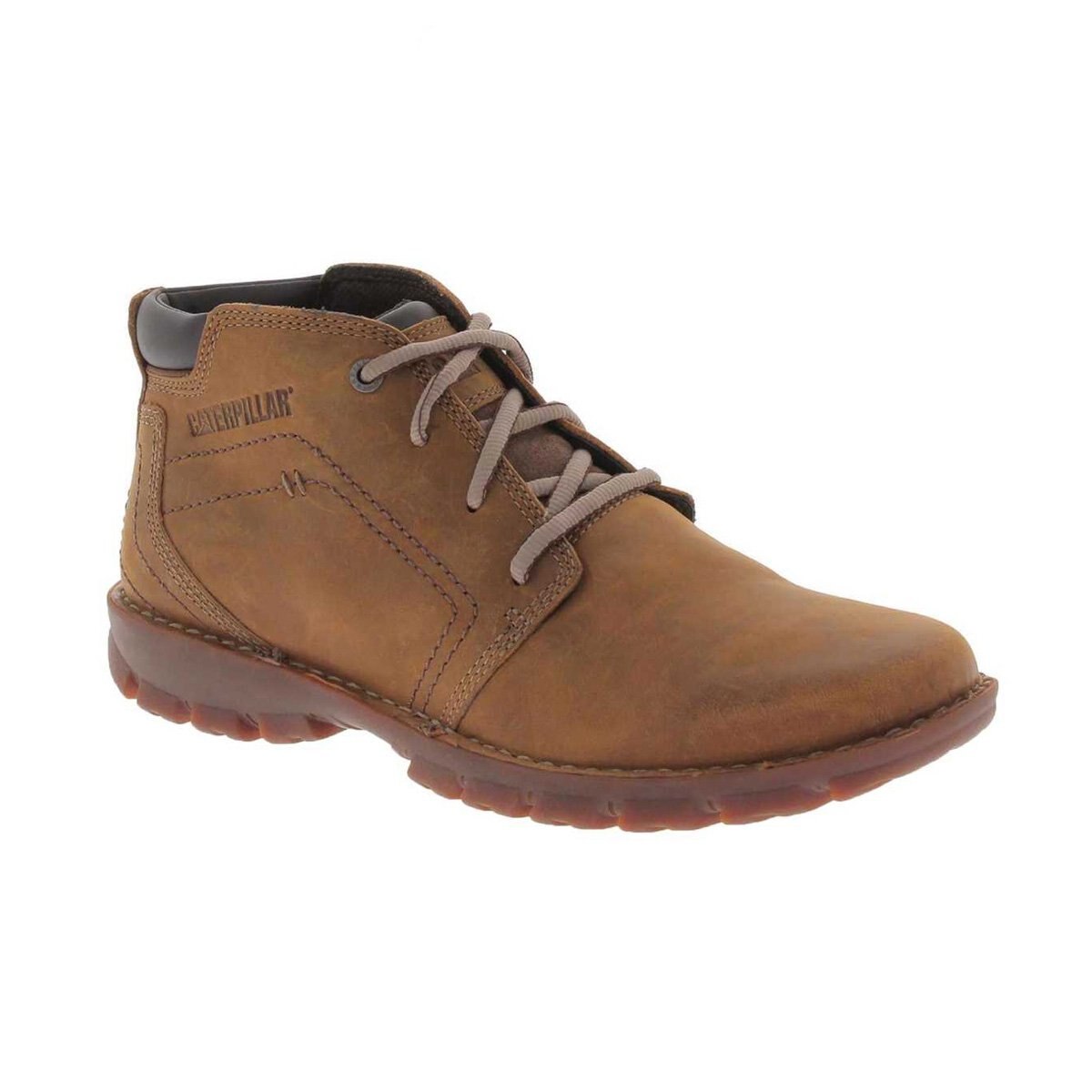 Botín Caterpillar Casual con Agujetas Café