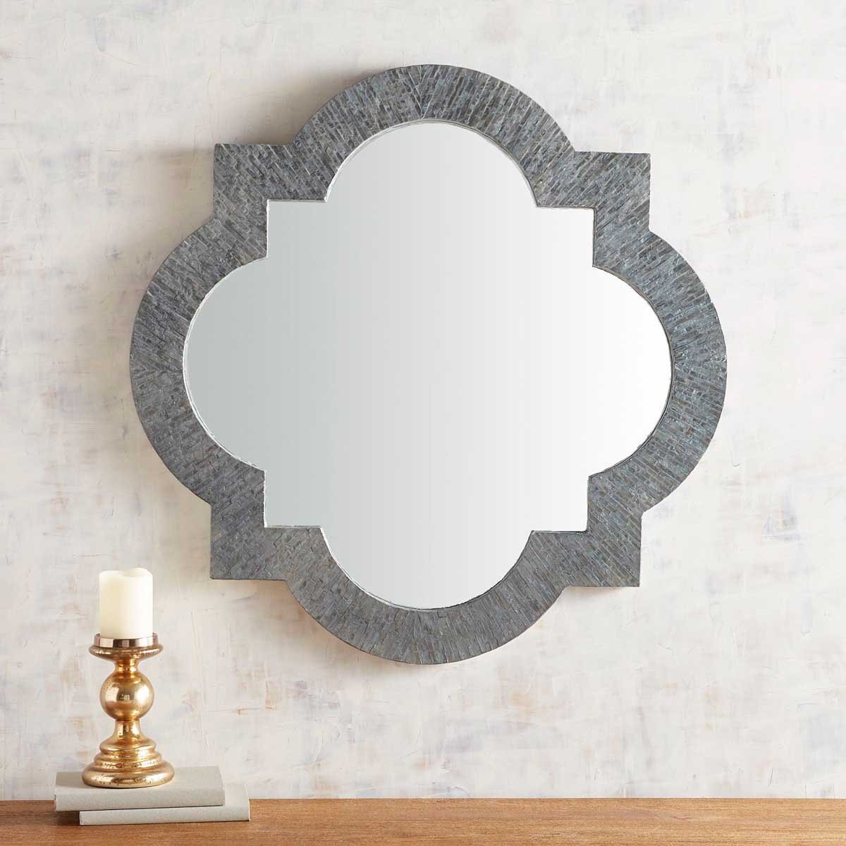 Espejo Gray Quatrefoil Pier 1 Imports