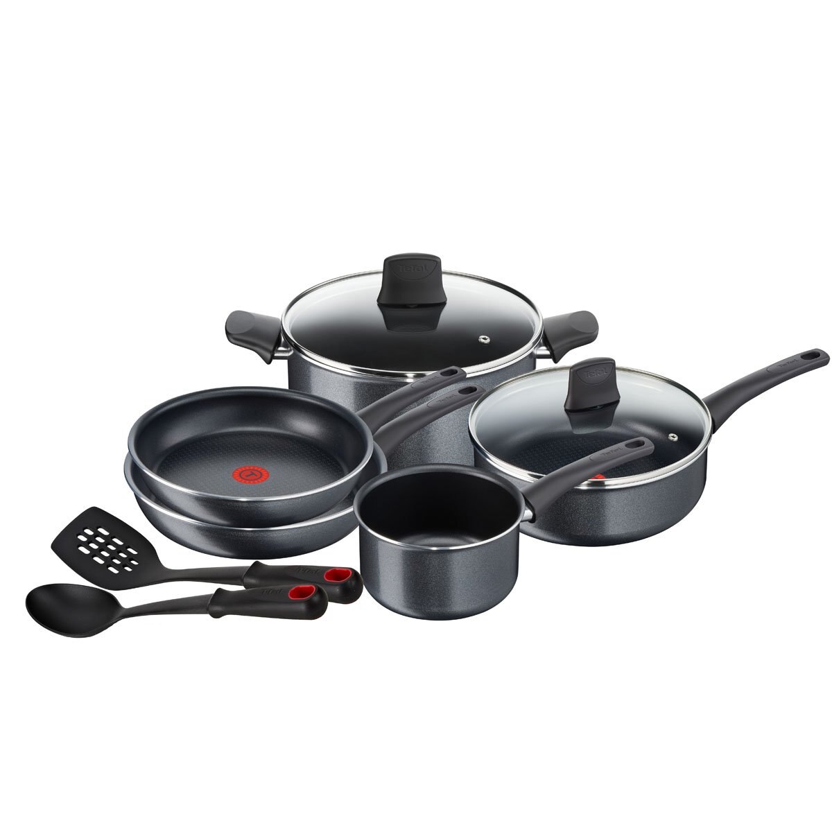 Batería 10 Pz Elegance Gris T-Fal