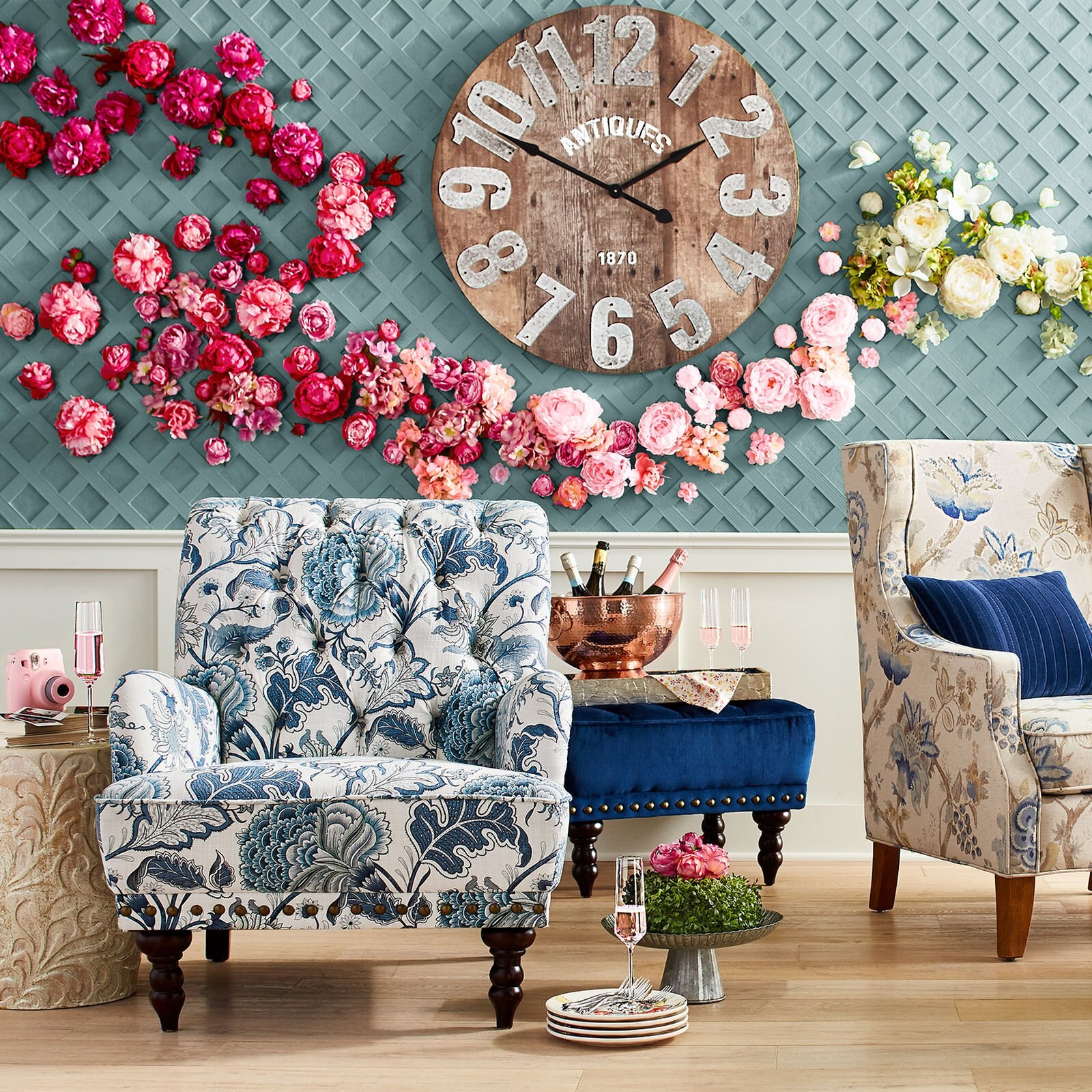 Sillón Chas Indigo Meadow Pier 1 Imports