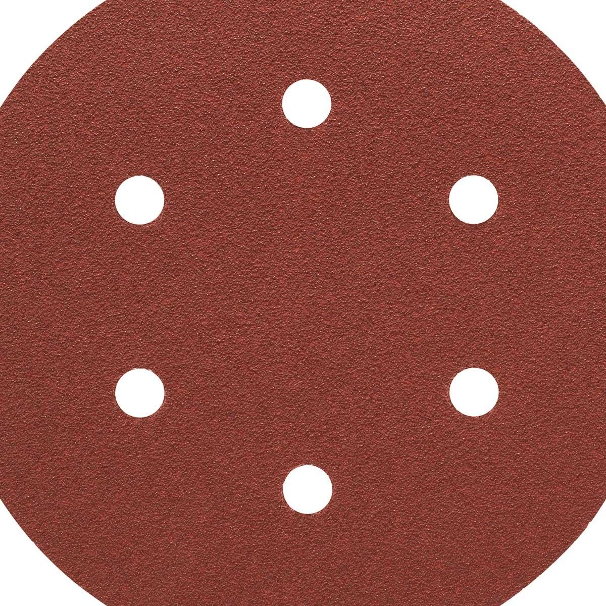 Hojas de Lija 6”, 6 Orificios — Best For Wood para Llijadora Excéntrica Bosch