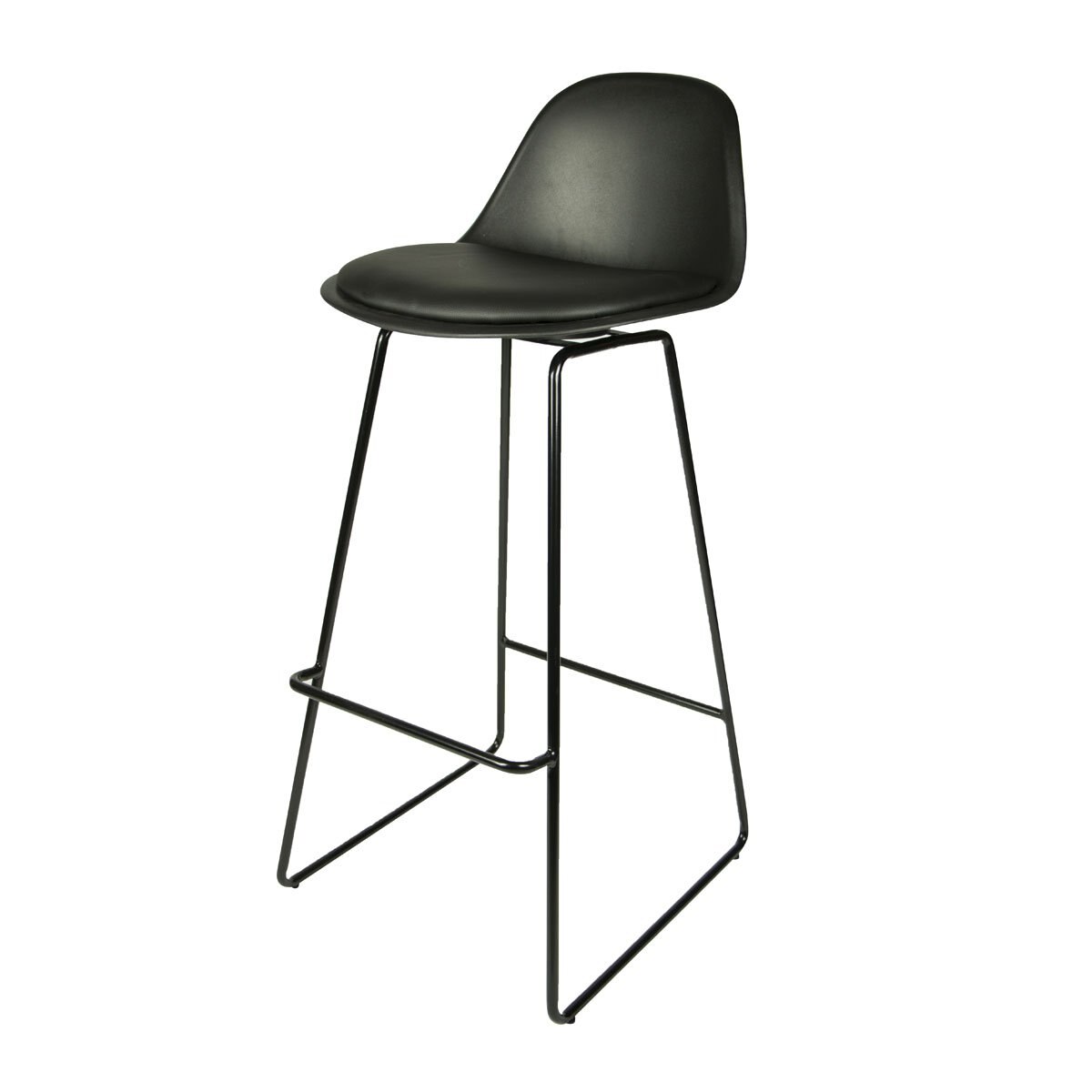 Banco Alto Patzi Negro Home Nature