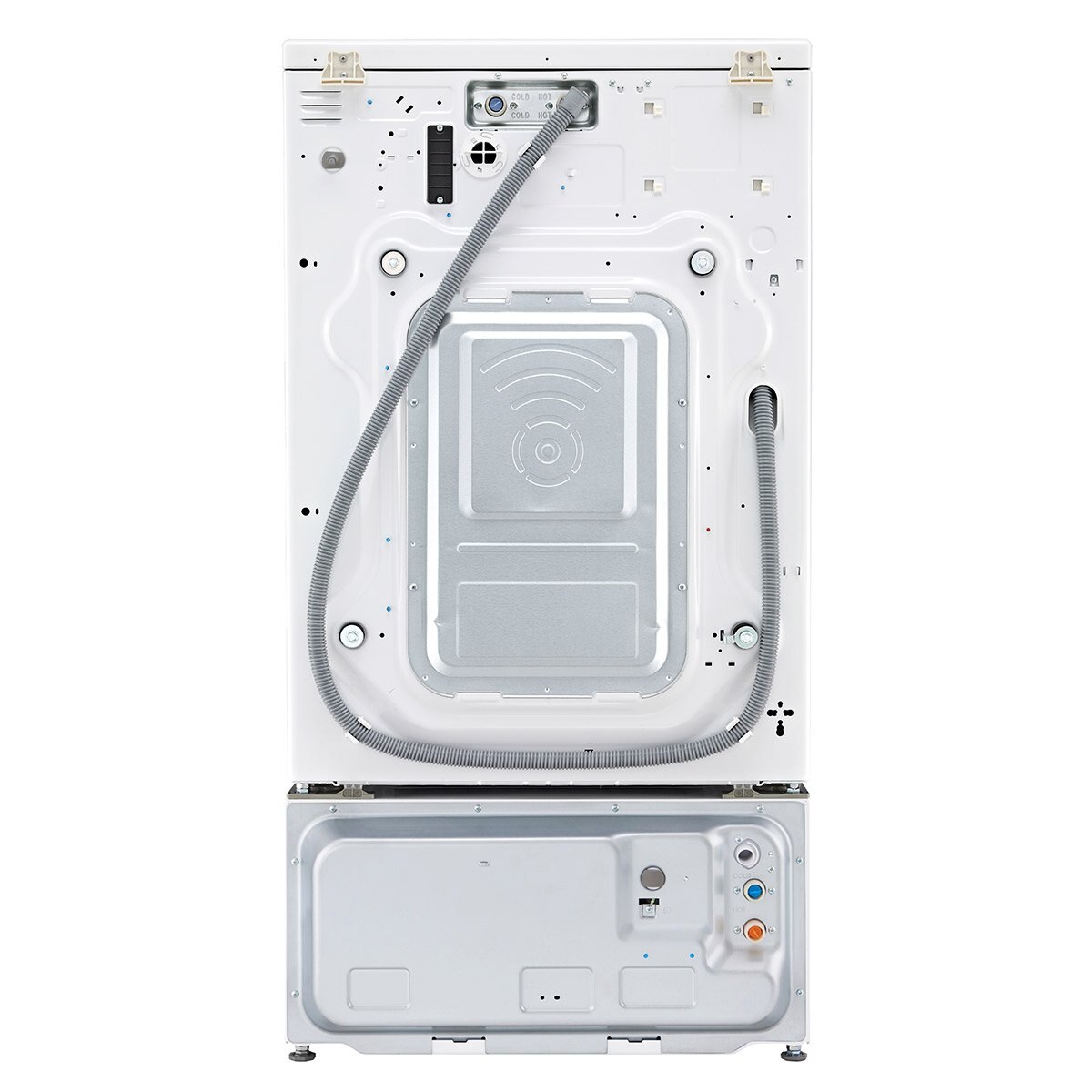 Lavasecadora Doble Carga Twinwash 18+3.5 Kg Blanca Lg