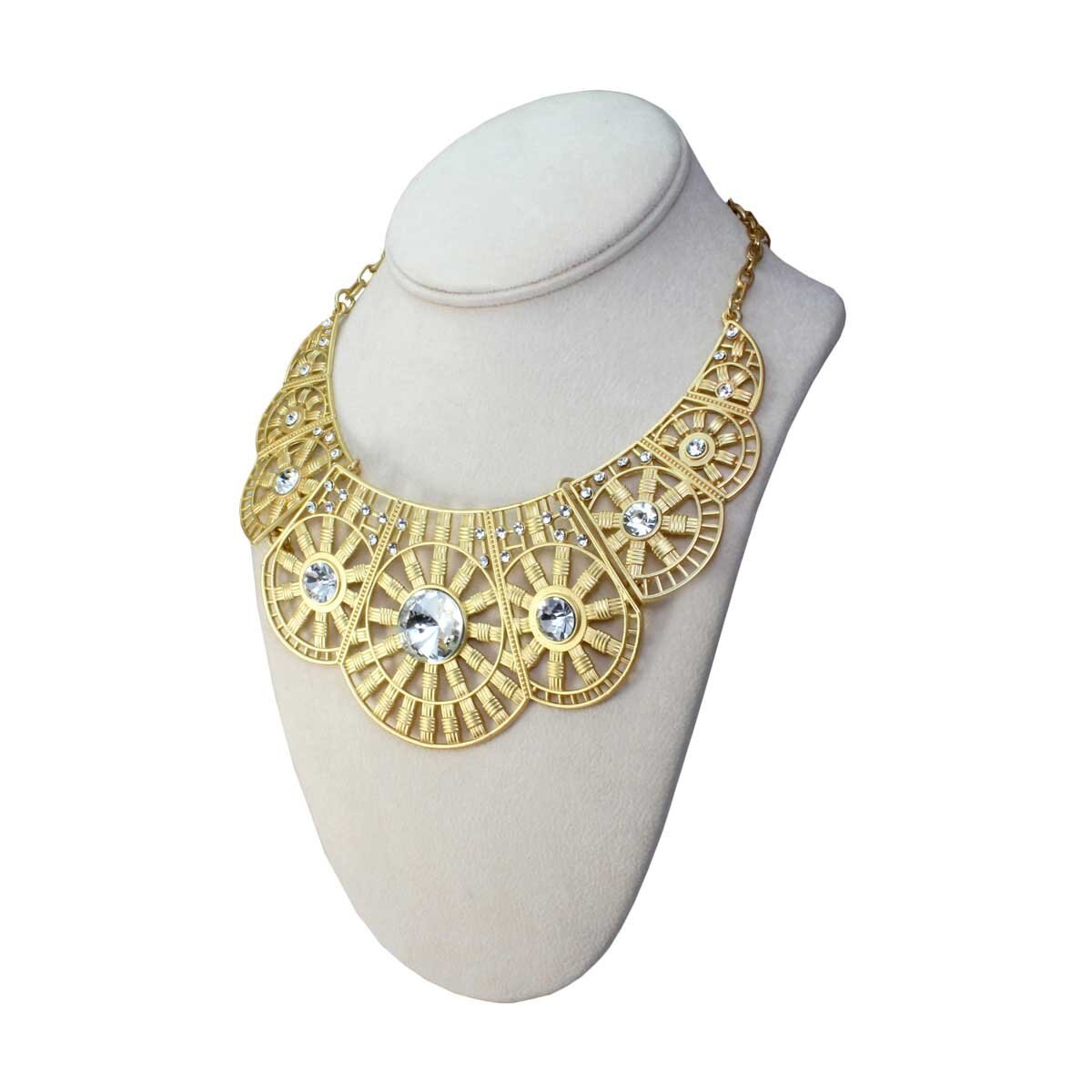 Collar Dorado con Patrones C2C