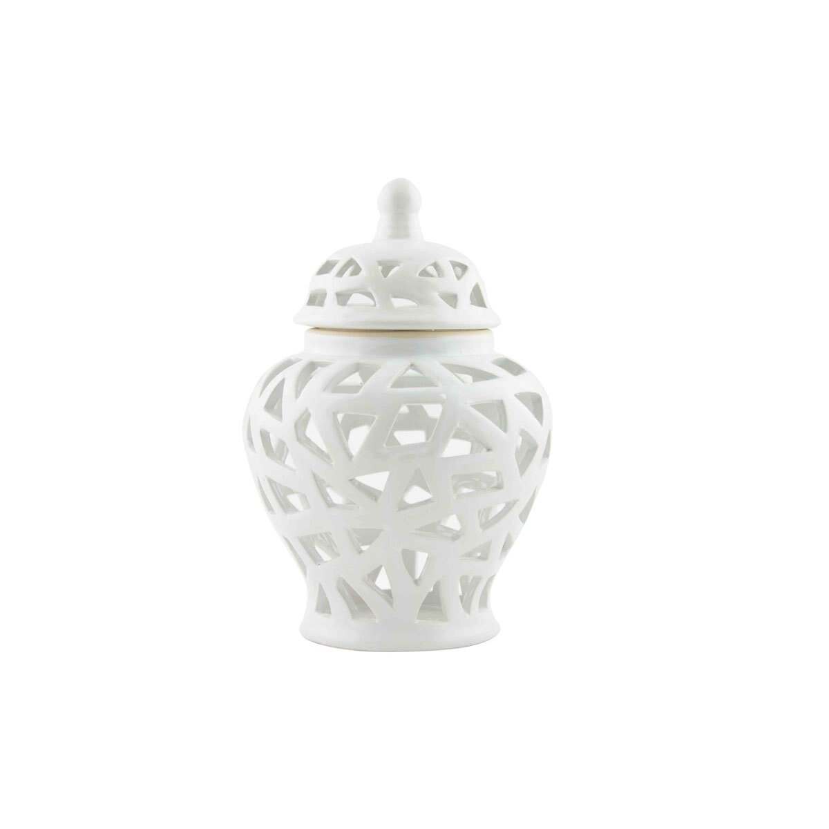 Figura Decorativa de Cerámica Nido Blanco Home Nature
