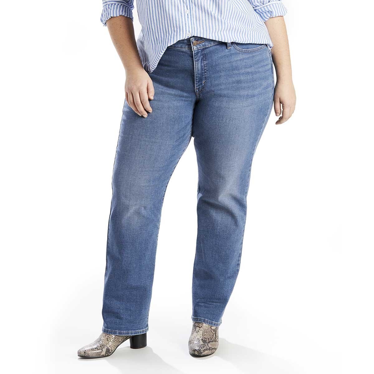 Jeans 414 Pl Classic Straight Levis para Dama