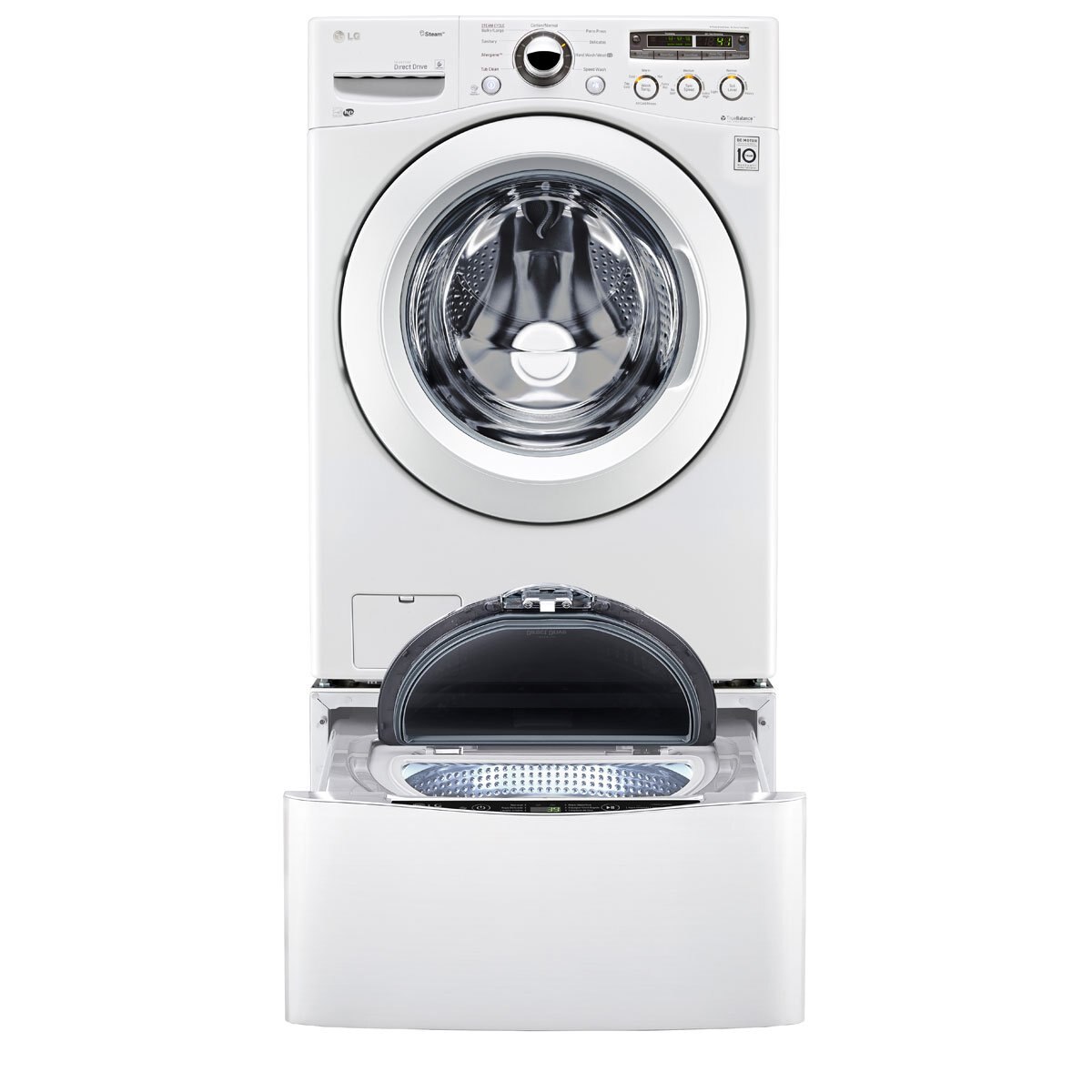 Lavasecadora Doble Carga Twinwash 18+3.5 Kg Blanca Lg
