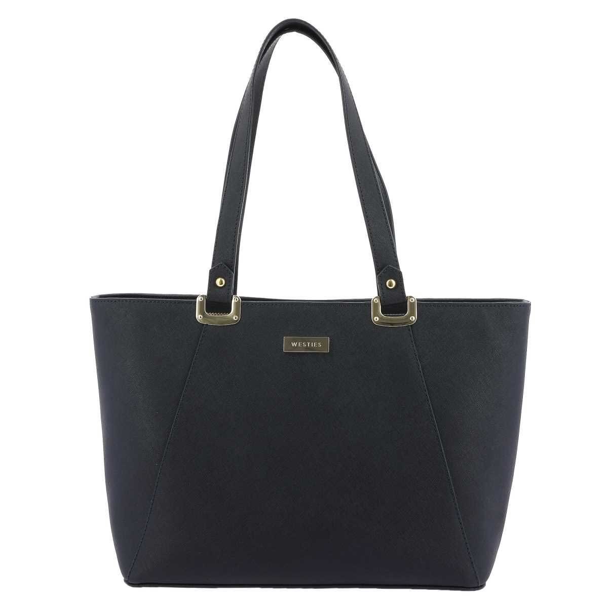 Bolsa Tote con Charm Metálico Westies