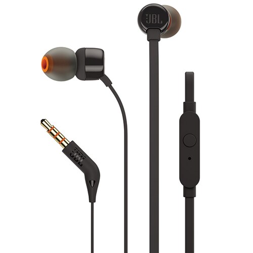 Audífonos In-Ear Jblt110Blk Negro Jbl