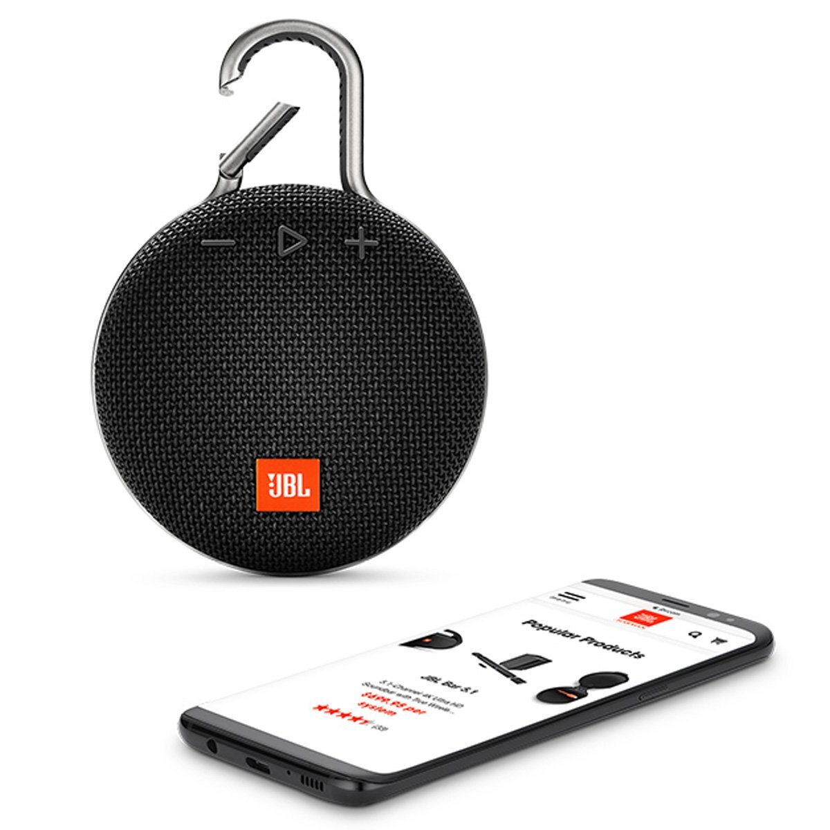 Bocina Inalámbrica Jblclip3Blk Negro Jbl