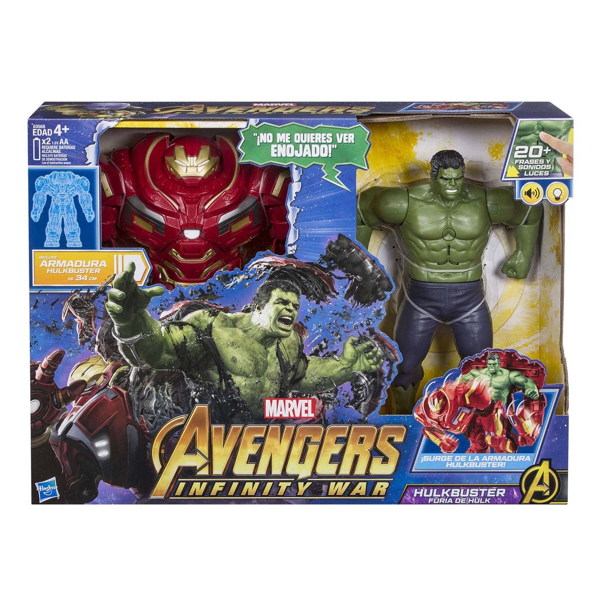 Marvel Figura de Acción Hulk con Armadura de Hulkbuster Hasbro