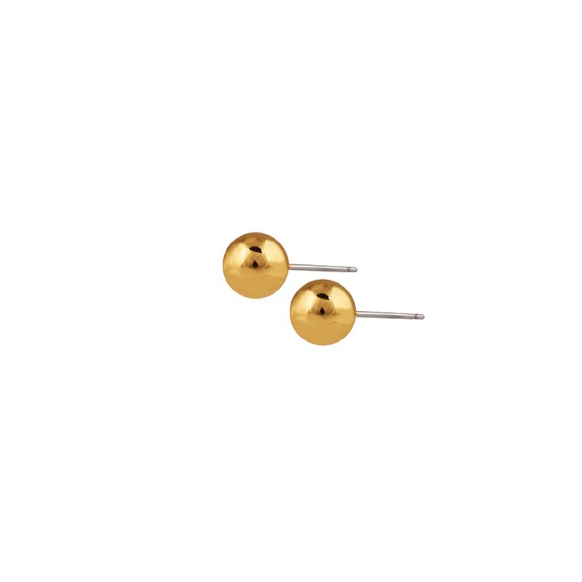 Broqueles Acabado Dorado 8 Mm Emanuel Ungaro